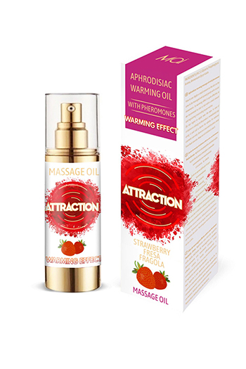 Mai Pheromone Warming Massage Oil Strawb. 30Ml