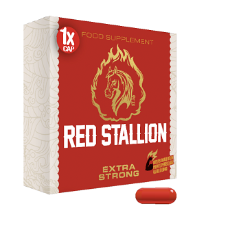  Red Stallion Extra Strong - 1 kapsel-Erektionshjälp 