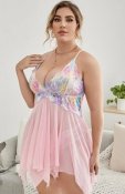 Flower Decoration Loose Babydoll