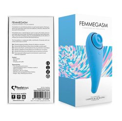 FeelzToys - FemmeGasm Tapping & Tickling Vibrator Turqoise