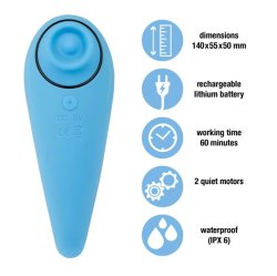 FeelzToys - FemmeGasm Tapping & Tickling Vibrator Turqoise