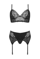 Lingerie-set Sanne -black animal