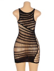 Hollow Out Fishnet Sexy Short Bodystocking