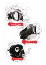 Extreme 10" Hollow Strap-On Flesh