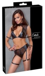 Cottelli Bra Set Bondage with Straps - Black