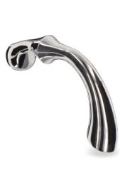 Ribbed Pleasure Steel Wand