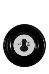 A&E Rear Rocker Vibrating Glass Anal Plug