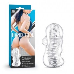 M for Men - Hand Tool Masturbator - Clear