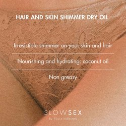 Bijoux Indiscrets - Slow Sex Hair & Skin Shimmer Dry Oil
