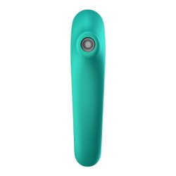 Satisfyer - Dual Kiss Insertable Air Pulse Vibrator Green