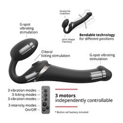 Strap-On-Me - Strap-on Multi Orgasm Remote Controlled 3 Motors