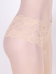 Beige Lace Trosor