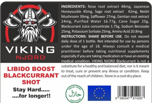 Viking Njord Erektionshjlp Shot 25ml