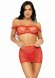 3 Pc Top, Mini Skirt & String OS