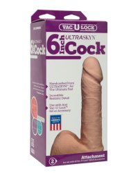 Vac U Lock 6 Inch Ur3 Cock Flesh