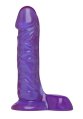  7 Inch Ballsy Super Cock Purple 