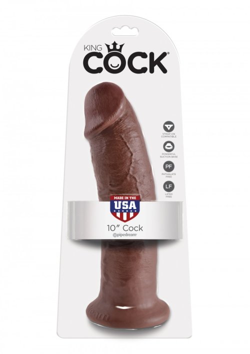 Pipedream King Cock 10 inch Brun