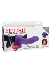 7in. Vibrating Hollow Strap-On