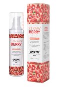 Exsens Warming Massage Oil Strawberry