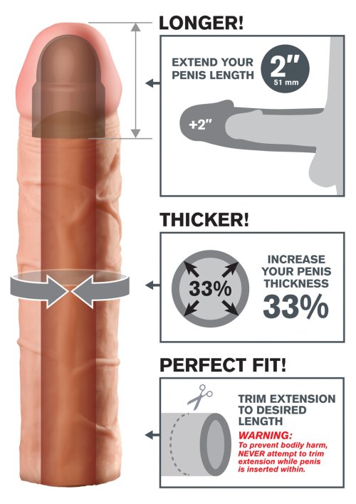 Fx Perfect 2" Extension Flesh