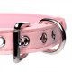  Golden Kitty Collar With Cat Bell - Pink 