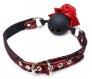  Eye-Catching Ball Gag With Rose 