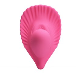 Fancy Clamshell G-Spot Vibrator - Light Pink