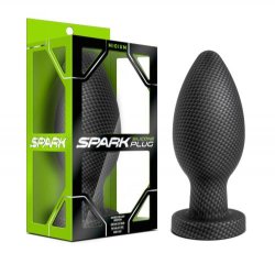 Spark - Silicone Anal Plug Carbon Fiber - Medium