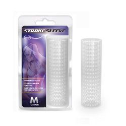 M for Men - Stroke Sleeve Masturbator - Clear