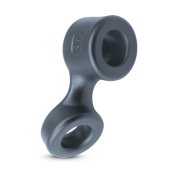 Cock Ring And Ball Stretcher - Grey