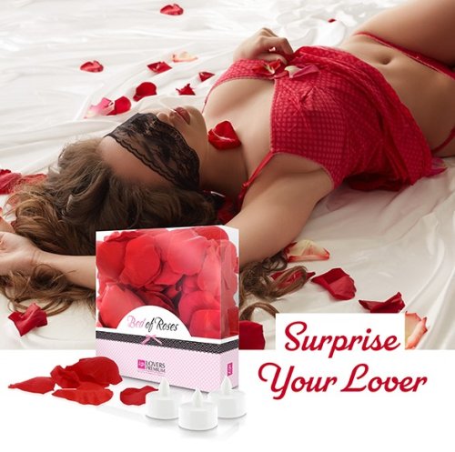 LoversPremium - Bed of Roses Rose Petals Red