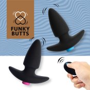 FunkyButts Remote Controlled Butt Plug Set