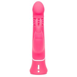 Happy Rabbit - Thrusting Realistic Vibrator Pink