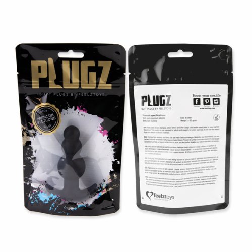 FeelzToys - Plugz Butt Plug Black Nr. 1