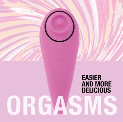 FeelzToys - FemmeGasm Tapping & Tickling Vibrator Pink