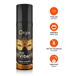 Orgie - Dual Vibe Sex On The Beach Kissable Liquid Vibrator