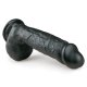  Realistisk Dildo Svart - 22,5 cm 