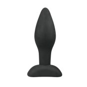 Black Silicone Buttplug