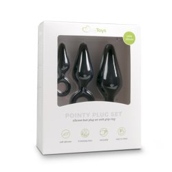 Buttplugs With Pull Ring - Set