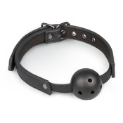 Breathable Silicone Ball Gag - Black