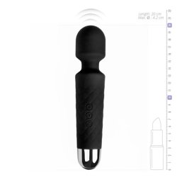 EasyToys Mini Wand Vibrator - Black