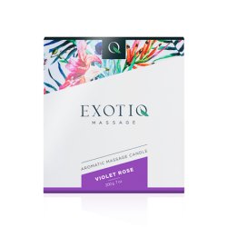 Exotiq Massage Candle Violet Rose - 200g