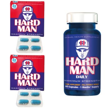  Erektionshjlp Paket 9 - Hard Man + Hard Man Daily - spara 16% 