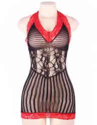 Crotchet Mesh Hollow-out Chemise