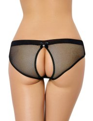 Netted Open Back Panty