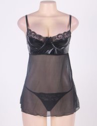 Darque Babydoll med G-string