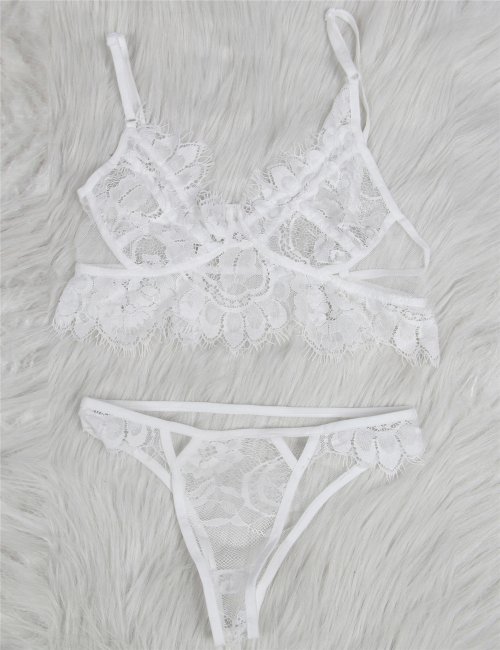 Vit Lace BH Set