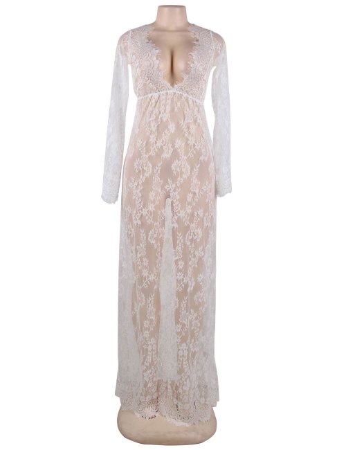 Lace Long Sleepwear Gown