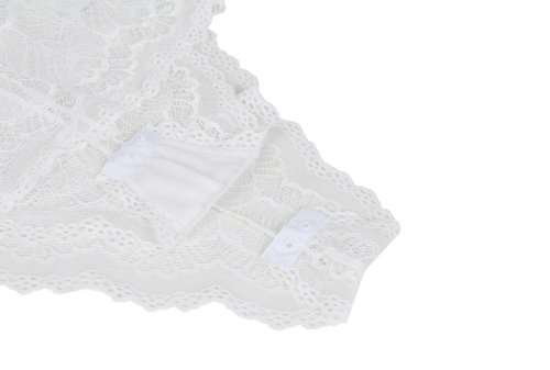Chest Ribbon Lace White Teddy