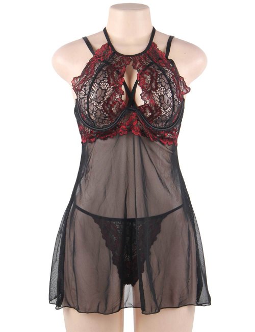 Lace Perspective Babydoll